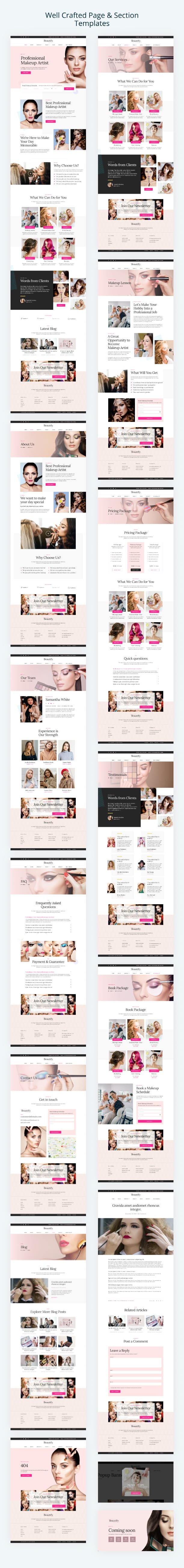Beauty counselor template