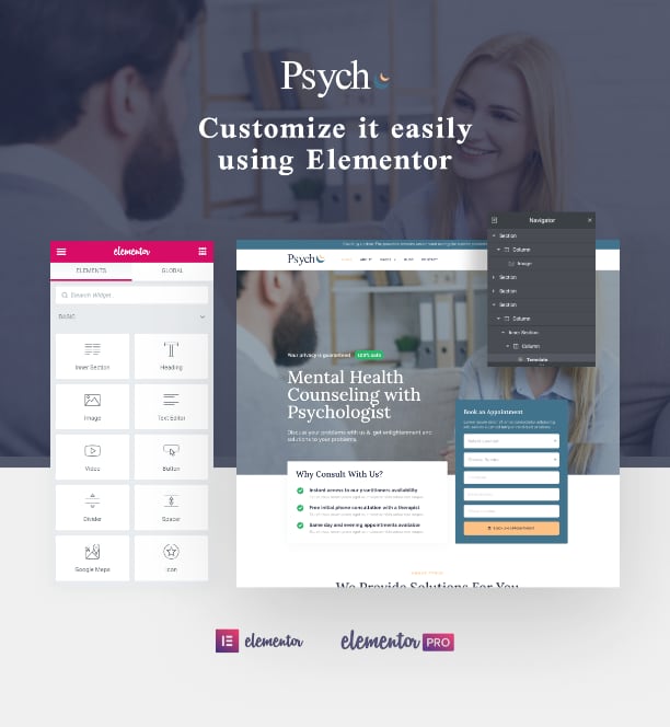 Psychiatrist store website template