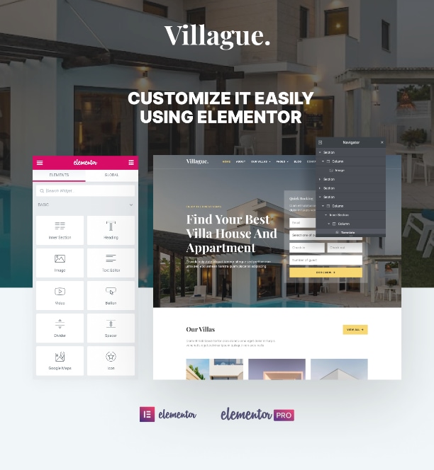 Resort website template